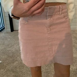 J Crew blush pink corduroy skirt